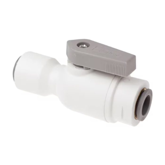 Rubinetto diritto 2/2 Parker-Legris serie LIQUIFIT - ø 6 mm